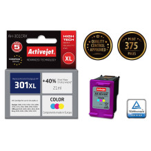 Rašalo Kasetė - Activejet AH-301CRX, 21 ml, Spalvotas Rašalo Kasetė - Activejet AH-301CRX, 21 ml, Spalvotas
