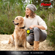Dog Leash - Flexi 5 m Black, Yellow