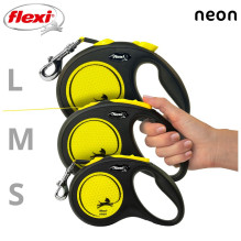 Dog Leash - Flexi 5 m Black, Yellow