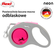 Dog Leash - Flexi New Neon S 5m Yellow Retractable Leash Dog Leash - Flexi New Neon S 5m Yellow Retractable Leash