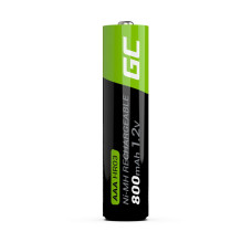 Rechargeable Battery - Green Cell GR08 AAA NiMH 800mAh 2-pack. Rechargeable Battery - Green Cell GR08 AAA NiMH 800mAh 2-pack.