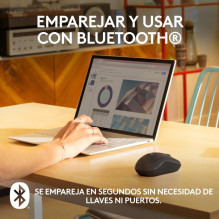 Wireless Mouse - Logitech M240 Silent Bluetooth 18-month battery life Graphite color Wireless Mouse - Logitech M240 Silent Bluetooth 18-month battery life Graphite color