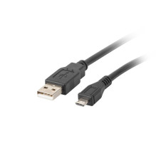 USB Kabelis - Lanberg 1 m, Juodas USB Kabelis - Lanberg 1 m, Juodas