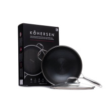 Keptuvė - Kohersen Black Cube 32cm Wok