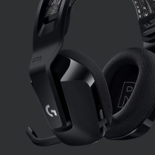Headset - Logitech G733 Wireless, LIGHTSPEED, 29h Battery Life, RGB, DTS, Black