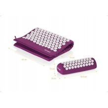 Acupressure mat - Qmed mat with cushions, purple