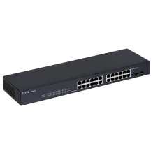 Tinklo Komutatorius - Zyxel GS-1900-24 v2 Valdomas L2 24-Port Gigabit Ethernet