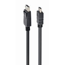 DisplayPort Cable - Gembird To HDMI, Black, 3m DisplayPort Cable - Gembird To HDMI, Black, 3m