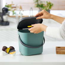 Atliekų Konteineris - ROTHO Albula 6L Perdirbtas Plastikas Tamsiai Žalias Atliekų Konteineris - ROTHO Albula 6L Perdirbtas Plastikas Tamsiai Žalias