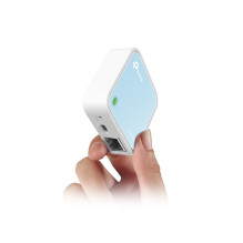 Wireless Router - TP-Link TL-WR802N 2.4 GHz Blue / White