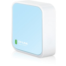 Wireless Router - TP-Link TL-WR802N 2.4 GHz Blue / White