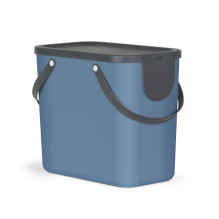 Waste Container - ROTHO Albula 25L Technopolymer with Hanging Hole Blue Waste Container - ROTHO Albula 25L Technopolymer with Hanging Hole Blue