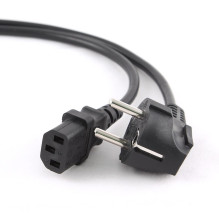 Power Cord - Gembird PC-186, 3 Meters, VDE Approved Black Power Cord - Gembird PC-186, 3 Meters, VDE Approved Black