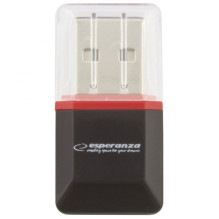 Kortelių Skaitytuvas - Esperanza EA134K USB 2.0 Kortelių Skaitytuvas - Esperanza EA134K USB 2.0