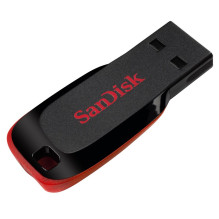 USB Atmintinė - SanDisk Cruzer Blade 32GB USB Type-A 2.0 Juoda, Raudona USB Atmintinė - SanDisk Cruzer Blade 32GB USB Type-A 2.0 Juoda, Raudona