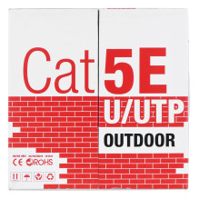 Network Cable - Q-LANTEC KIU5OUTS305Q Cat5e 305 m Black Network Cable - Q-LANTEC KIU5OUTS305Q Cat5e 305 m Black