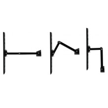 TV Mount - Esperanza ERW016 26'-70' 45kg Height Adjustable Tilt 15° Black