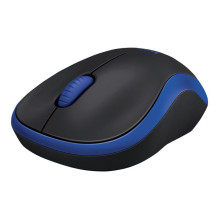 Input Device - Logitech Mouse M185 Wireless USB Nano Receiver Ergonomic Black Blue Input Device - Logitech Mouse M185 Wireless USB Nano Receiver Ergonomic Black Blue