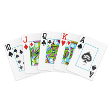 Copag 1546 Neoteric Poker Size Jumbo Index Playing Cards Double Deck (Red Green)