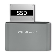 Docking Station - Qoltec 5315 HDD / SSD 2.5' / 3.5' SATA USB 3.0