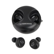 Wireless Headphones - Esperanza EH228K Bluetooth 5.0 In-ear Micro-USB Black Wireless Headphones - Esperanza EH228K Bluetooth 5.0 In-ear Micro-USB Black