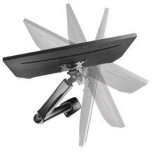 Stalo Laikiklis - Montis Elbrus MT014 81,3 Cm (32") Juodas