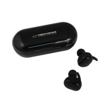 Wireless Headphones - Esperanza TWS CARDERA Bluetooth 5.0 In-ear 4h Talk Time Black Wireless Headphones - Esperanza TWS CARDERA Bluetooth 5.0 In-ear 4h Talk Time Black