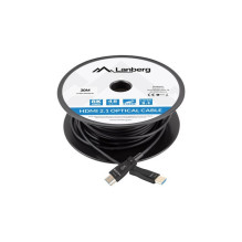 HDMI Cable - Lanberg 30m 8K Optical AOC HDMI Cable - Lanberg 30m 8K Optical AOC