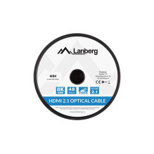 HDMI Laidas - Lanberg 40m 8K Optinis