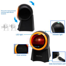 Wired Barcode Scanner - Qoltec 50857 1D / 2D Black Wired Barcode Scanner - Qoltec 50857 1D / 2D Black
