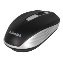 Wireless Mouse - Activejet AMY-313 Optical USB 1200 DPI Double-Sided Black / Gray Wireless Mouse - Activejet AMY-313 Optical USB 1200 DPI Double-Sided Black / Gray