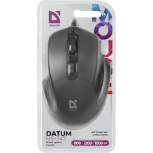 Optinė Pelė - Defender Datum MB-347, Juoda Optinė Pelė - Defender Datum MB-347, Juoda