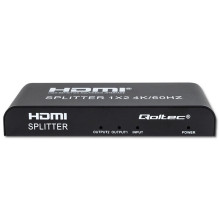 HDMI Splitter - Qoltec 51797 2x 4K 60Hz HDMI Splitter - Qoltec 51797 2x 4K 60Hz