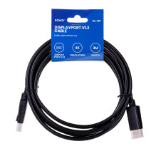 DisplayPort Kabelis - Savio CL-137 3 m Juoda DisplayPort Kabelis - Savio CL-137 3 m Juoda