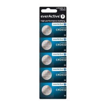 Battery - everActive CR2032 Lithium Battery 3V 5 pcs Battery - everActive CR2032 Lithium Battery 3V 5 pcs