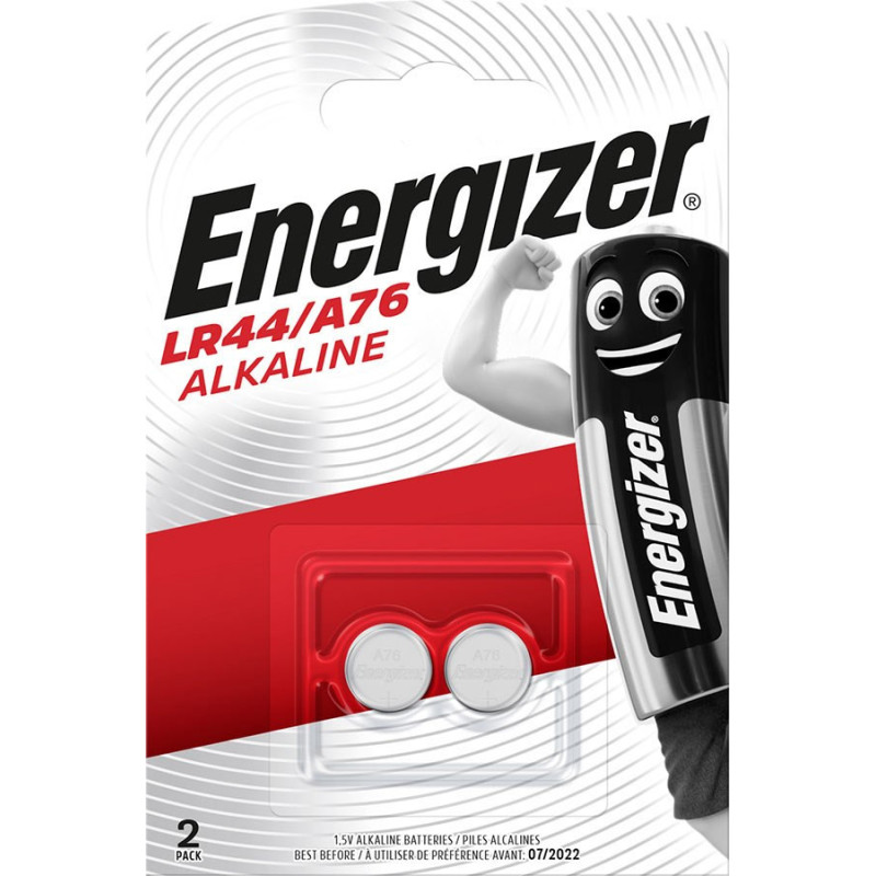 Baterija - Energizer G13 LR44 1.5V Alkaline Monetos Tipo Baterijos 2 vnt.