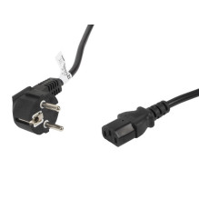 Power Cord - Lanberg C13 10m Black Power Cord - Lanberg C13 10m Black