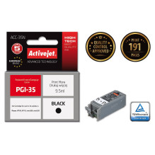 Rašalo Kasetė - Activejet ACC-35N, Canon PGI-35, Juoda, 9,5 ml Rašalo Kasetė - Activejet ACC-35N, Canon PGI-35, Juoda, 9,5 ml
