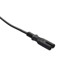 Maitinimo Laidas - SAVIO CL-100 1.8m IEC Type E C7 2.5A Juodas