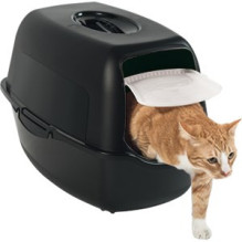 Cat Toilet - Rotho Bailey Closed Black