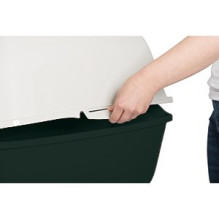 Cat Toilet - Rotho Bailey Closed Black