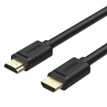 HDMI Laidas - UNITEK Y-C136M 1m HDMI Type A 2.0 3D Video Juodas