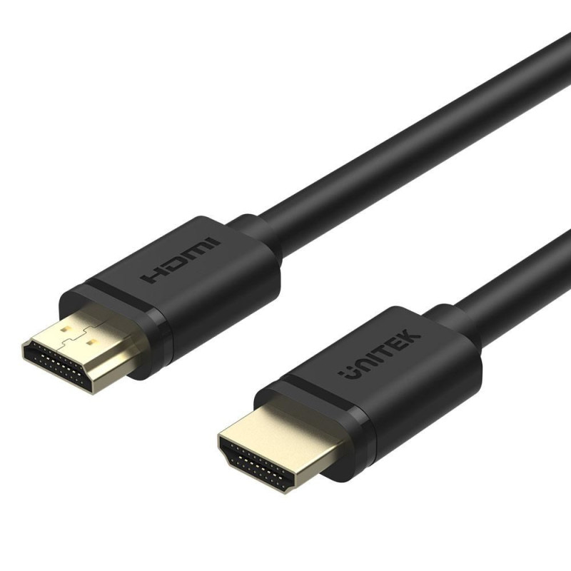 HDMI Laidas - UNITEK Y-C136M 1m HDMI Type A 2.0 3D Video Juodas