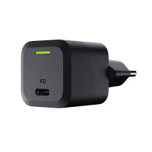Įkroviklis - Green Cell PowerGaN 33W PD 3.0 QC 3.0 USB-C Juodas