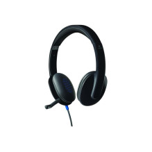 Headphones - Logitech H540 USB Binaural Office Black Headphones - Logitech H540 USB Binaural Office Black