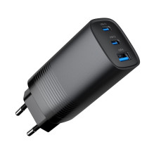 Mobile Charger - Gembird 65W Fast Charger, Black
