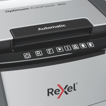 Popieriaus Smulkintuvas - Rexel Autofeed+ 90X Kryžminis 55 dB Juoda / Pilka
