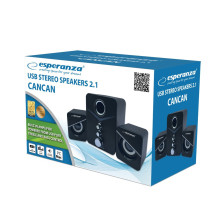 Garso Sistema - Esperanza EP153 6W USB Balta Garso Sistema - Esperanza EP153 6W USB Balta