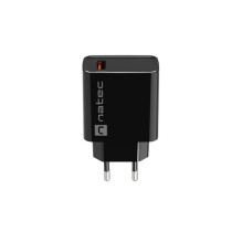 Phone Charger - NATEC RIBERA USB-A 18W Black Phone Charger - NATEC RIBERA USB-A 18W Black
