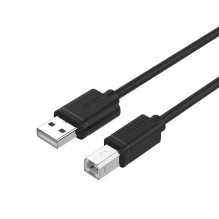 USB Kabelis - UNITEK Y-C421GBK 5m USB 2.0 A į B 480 Mbit / s Juodas USB Kabelis - UNITEK Y-C421GBK 5m USB 2.0 A į B 480 Mbit / s Juodas